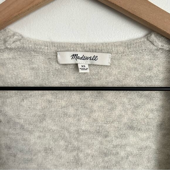 Madewell Open Long Sleeve Cardigan Gray Size XS - Picture 8 of 10
